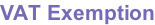 VAT Exemption